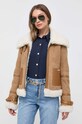 MICHAEL Michael Kors geaca de piele bej MF320BG9ME