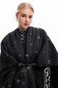 Odzież Desigual poncho 23WAIA26 czarny