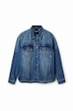 Τζιν μπουφάν Desigual 23WWED02 μπλε