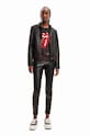 Desigual rövid kabát fekete 23WWEW02