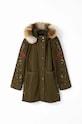 Desigual parka dziecięca 23WWEW64 zielony