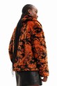 Desigual kurtka 23WWEW69 WOMAN WOVEN FAKE FUR 23WWEW69 pomarańczowy AW23