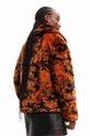 Desigual rövid kabát 23WWEW69 WOMAN WOVEN FAKE FUR narancssárga