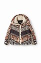 Desigual giacca 23WWEW90 WOMAN WOVEN PADDED SHORT OVERCO 23WWEW90 beige
