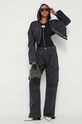 Τζιν μπουφάν Moschino Jeans 0512.8246 μαύρο AW23