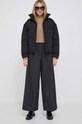Μπουφάν με επένδυση από πούπουλα United Colors of Benetton 2JF8DN02R.100 μαύρο AW23