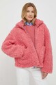 United Colors of Benetton kurtka 2RHSDN033.11F różowy AW23