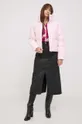 United Colors of Benetton rövid kabát rózsaszín