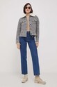 United Colors of Benetton kurtka z domieszką wełny 2I20DN048.901 czarny AW23