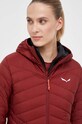 Salewa geaca sport din puf Brenta burgundia 00.0000027884