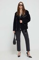 Moschino Jeans geaca de lana 0610.8725 negru AW23
