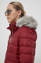 Pernata jakna Tommy Hilfiger bordo WW0WW39746