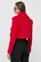 Ρούχα Μάλλινο μπουφάν Patrizia Pepe 2O0091.A337 κόκκινο