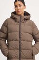 Jack Wolfskin kurtka puchowa brązowy 1204133
