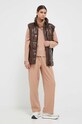 Dkny bezrękawnik DP3V3127 brązowy AW23
