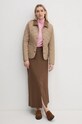 Barbour rövid kabát LQU1012 bézs SS25