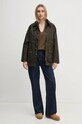 Βαμβακερό μπουφάν Barbour LWX0752 πράσινο AA00