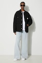 Джинсова куртка Carhartt WIP I032235.00E02 чорний AW24