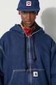 Džínová bunda Carhartt WIP OG Active Jacket I032240.0106 námořnická modř
