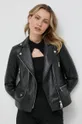 μαύρο Δερμάτινο jacket Karl Lagerfeld Γυναικεία