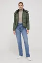 Pernata jakna Calvin Klein Jeans zelena