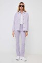 MAX&Co. kurtka sztruksowa 70441723 fioletowy AW23