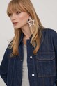 Stine Goya geacă din denim SG5273 bleumarin