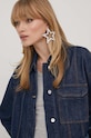 Stine Goya geacă din denim SG5273 bleumarin