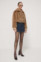 Μπουφάν Rotate 1119962907 μπεζ AW23