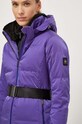 Пуховая лыжная куртка Descente Luna фиолетовой DWWWGK11