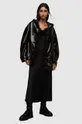μαύρο Μπουφάν AllSaints KELSIE SHINE JACKET Γυναικεία
