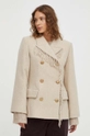 By Malene Birger geaca de lana Q71860002 bej AW23