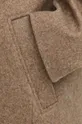 brązowy Remain płaszcz wełniany