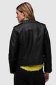 Δερμάτινο jacket AllSaints WL019Z BALFERN STUDDED BIKE WL019Z μαύρο