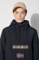 Napapijri geacă RAINFOREST W WINT 5 NP0A4GM50411 negru