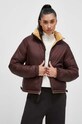 The North Face kurtka puchowa dwustronna żółty NF0A831JKOK1