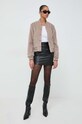 Μπουφάν bomber Guess W4RL45.WFWS2 καφέ AW24