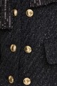 MICHAEL Michael Kors marynarka z domieszką wełny MH3105ZAER czarny
