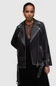 μαύρο Δερμάτινο μπουφάν AllSaints Billie Γυναικεία