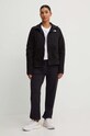 The North Face bluză Denali NF0A7UR6JK31 negru SS24