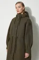 Woolrich giacca Check Lined Long Parka Donna