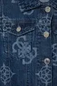 modra Otroška jeans jakna Guess