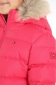 Дитяча пухова куртка Tommy Hilfiger KG0KG07399.74.122.9BYX рожевий