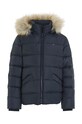 Dětská péřová bunda Tommy Hilfiger KG0KG07399.74.122.9BYX námořnická modř AW23