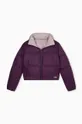 фіолетовий Дитяча двостороння куртка Dkny Для дівчаток