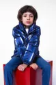 темно-синій Дитяча куртка HUGO Для дівчаток