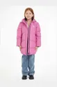 фіолетовий Дитяча куртка Calvin Klein Jeans Для дівчаток