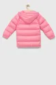 Дитяча пухова куртка adidas Originals рожевий
