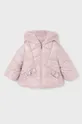 рожевий Двостороння дитяча куртка Mayoral Для дівчаток