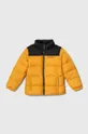 rumena Otroška jakna Columbia U Puffect Jacket Dekliški